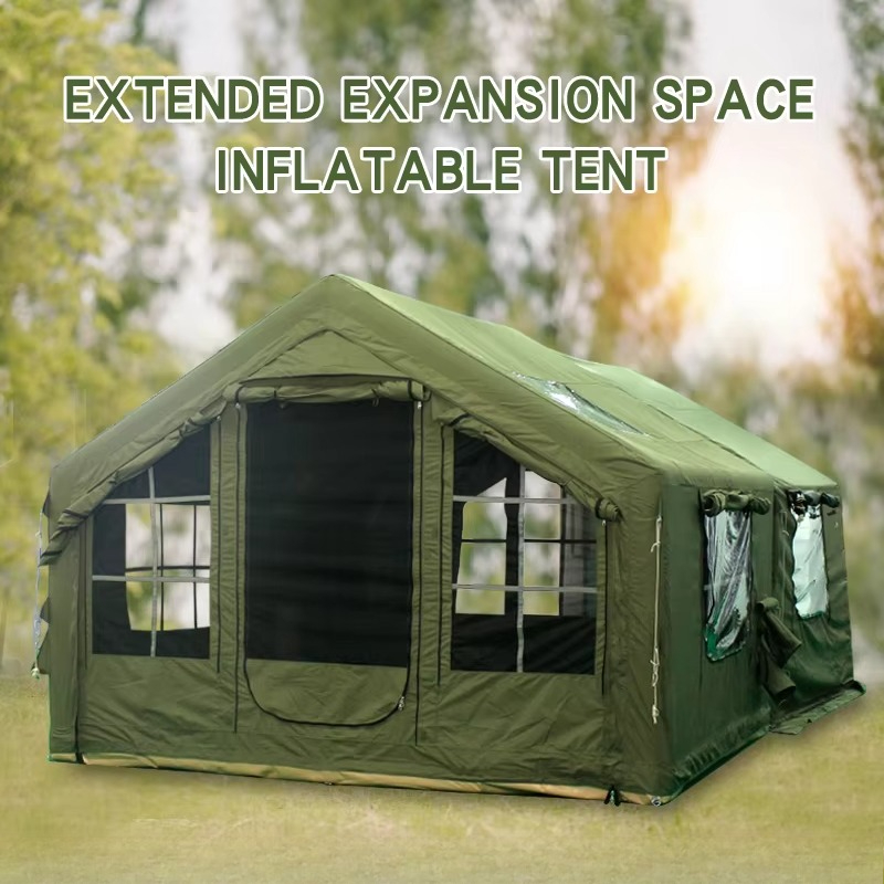 Outdoor Camping And Glamping - Outdoor Inflatable Camping Tent Portable Four-season