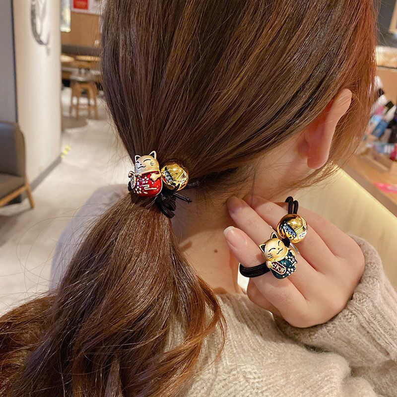 1Pc Cartoon Resin Lucky Cat He - Paracord Bracelet 评论和价格