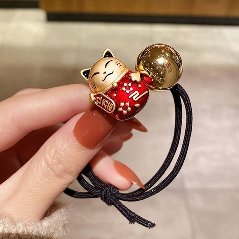 1Pc Cartoon Resin Lucky Cat He - Paracord Bracelet 评论和价格