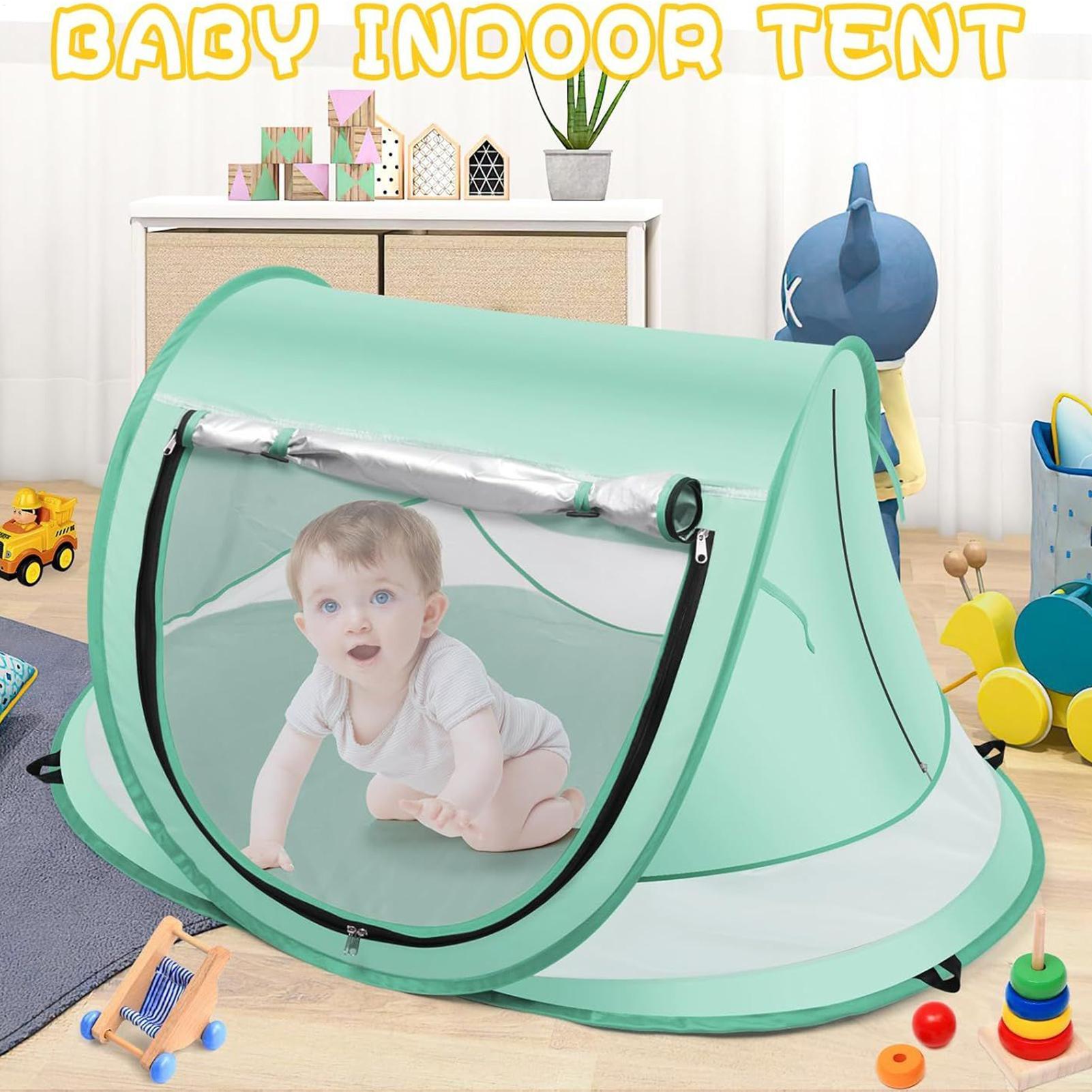 Toddler Beach Tent Outdoor Bab - Outdoor Camping Automatic Quick Opening Tent 评论和价格