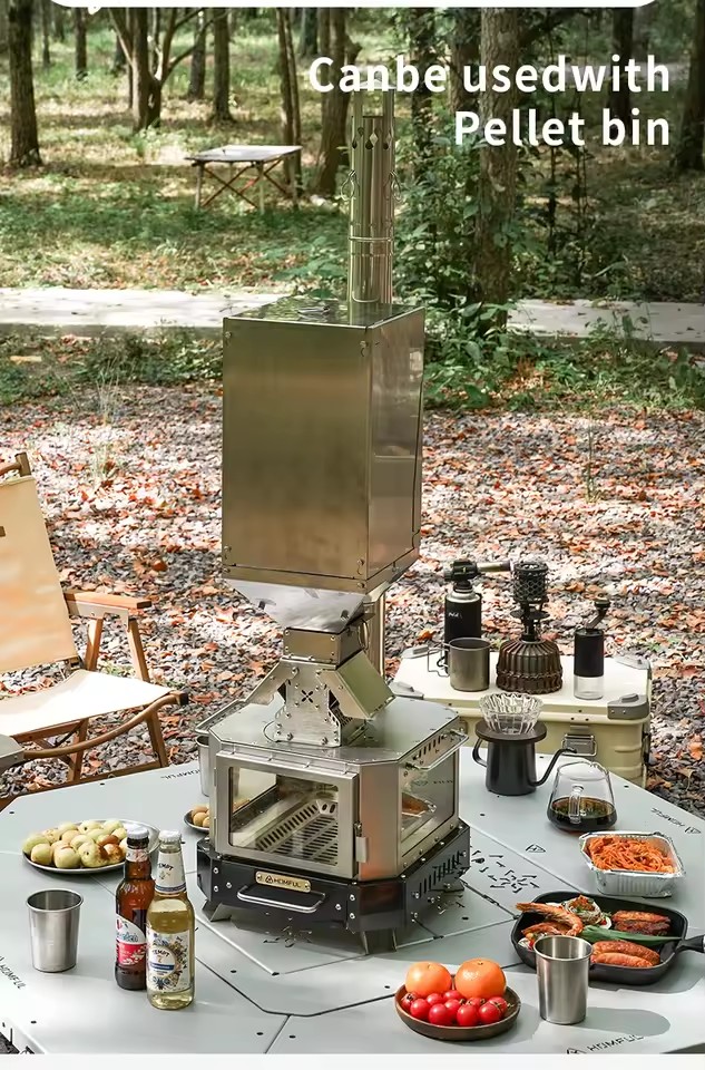 HOMFUL Portable Firewood Stove - Outdoor Camping Oven 评论和价格