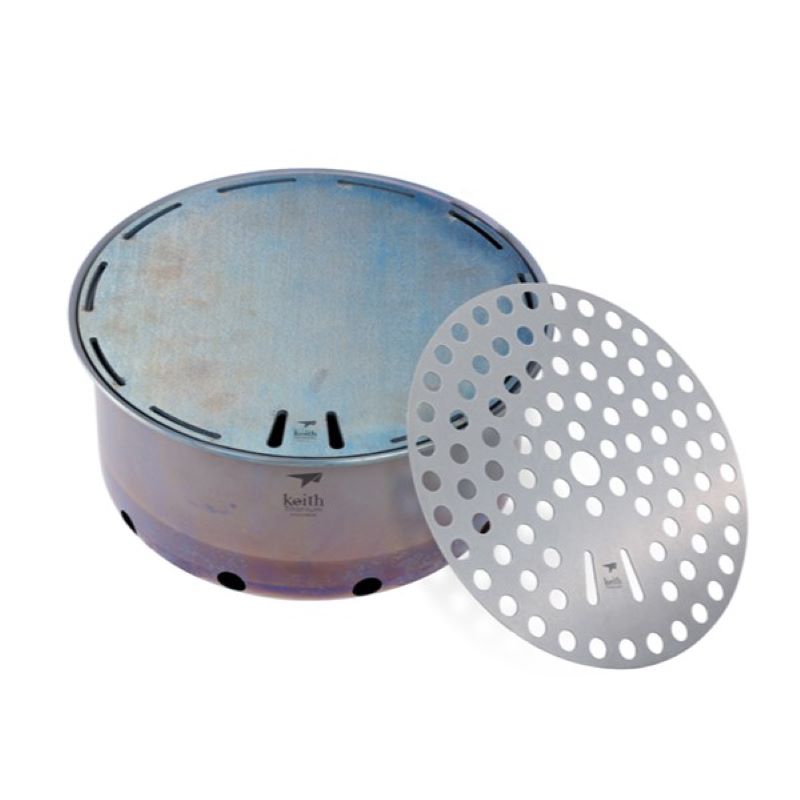 Keith New Pure Titanium Frying - Outdoor Camping Oven 评论和价格