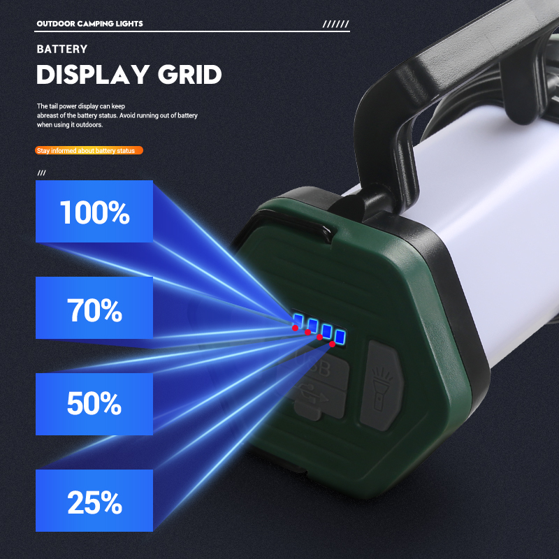 Portable Powerful LED Flashlig - Outdoor Camping Lampe 评论和价格