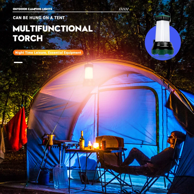 Portable Powerful LED Flashlig - Outdoor Camping Lampe 评论和价格