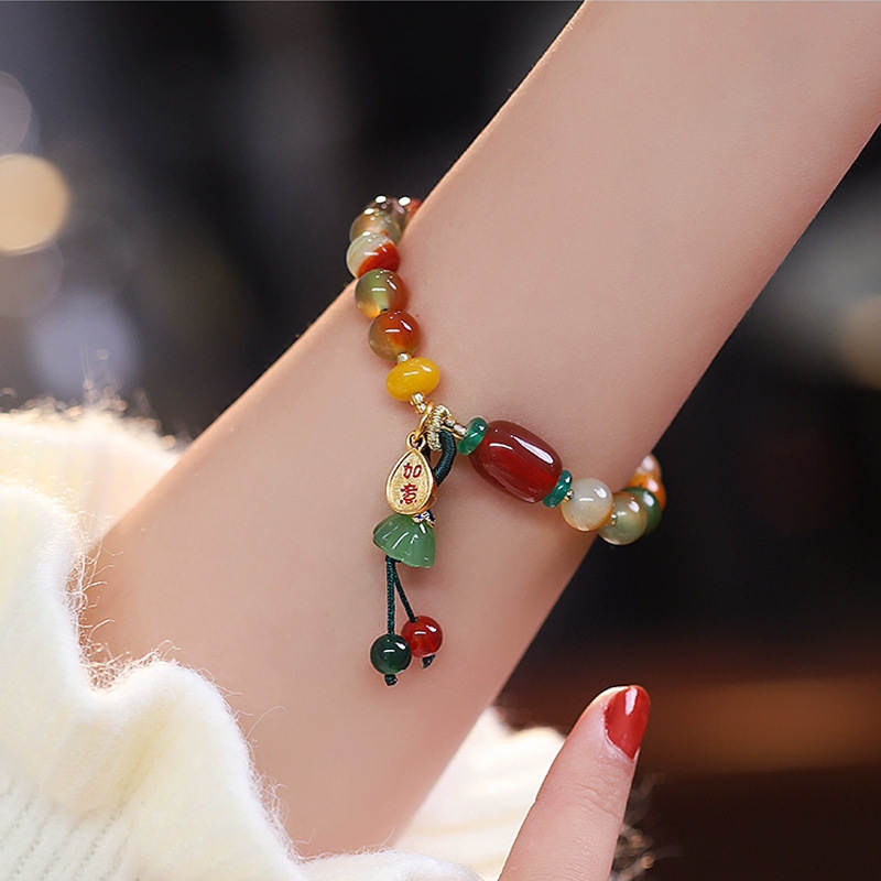 New Chinese Style Colorful Bea - Paracord Bracelet 评论和价格