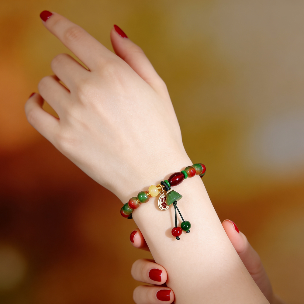 New Chinese Style Colorful Bea - Paracord Bracelet 评论和价格