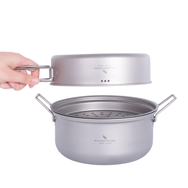 Boundless Voyage Titanium Stea - Camp Cooking Set 评论和价格