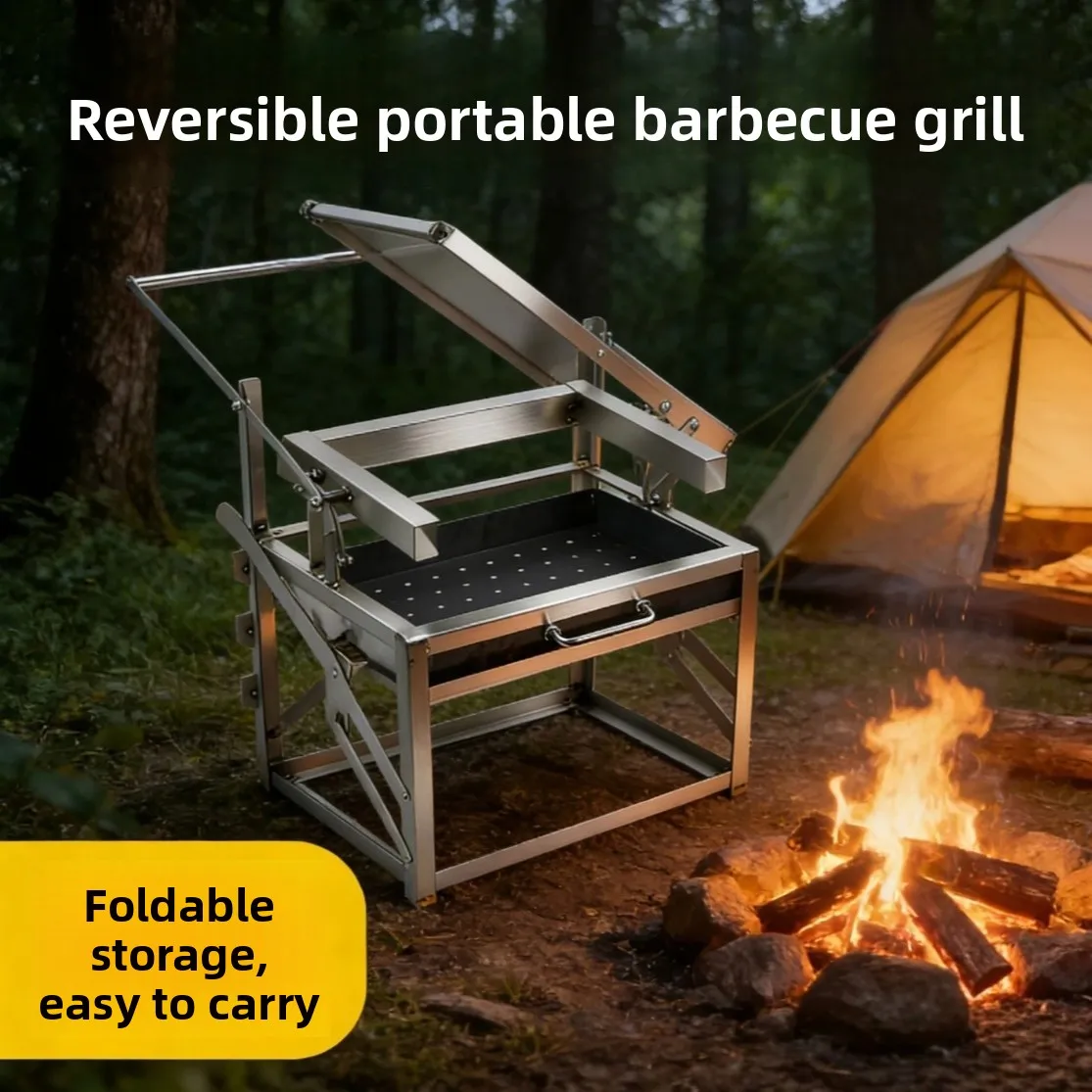 Durable Auto Rotating Bbq Gril - Outdoor Camping Bbq 评论和价格