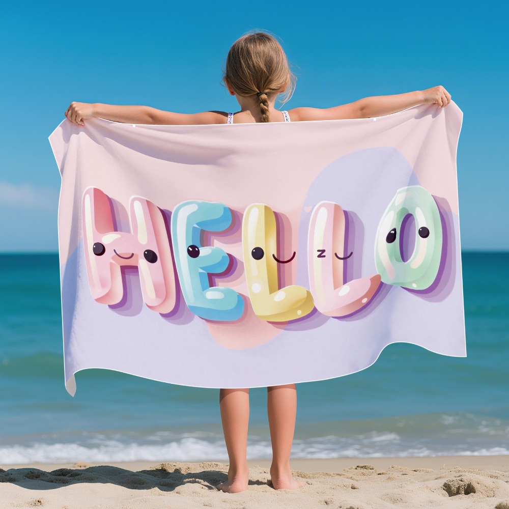 Cartoon Pattern Beach Towel Ki - Outdoor Camping Mat 评论和价格