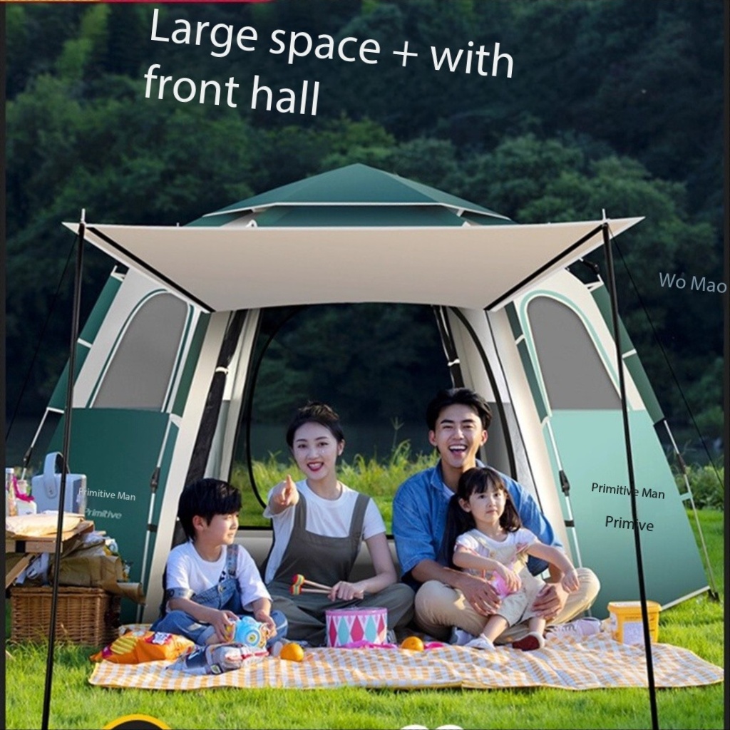 캠핑용품 땡처리 6-8 Person Camping Eq - Outdoor Camping Automatic Quick Opening Tent 评论和价格