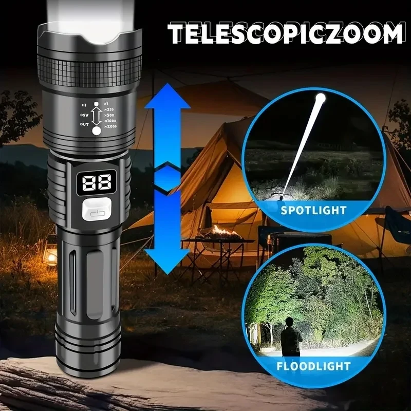 100000LM Super Bright Led Flas - Outdoor Camping Lampe 评论和价格
