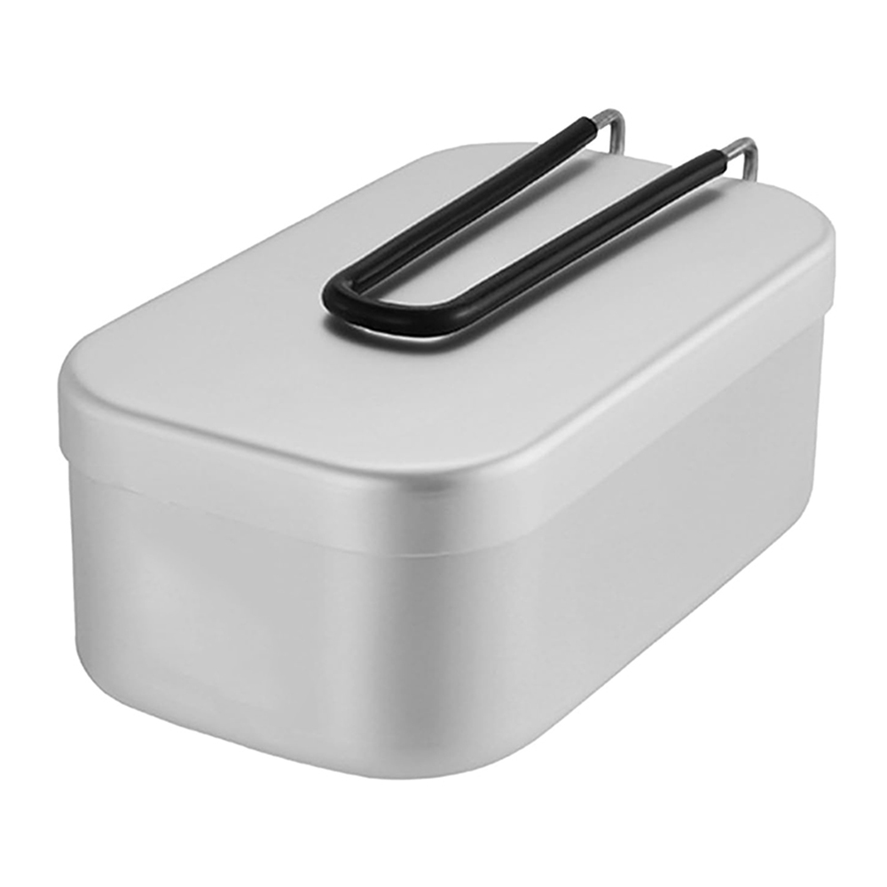 800ML Aluminum Lunch Boxes Out - Camp Cooking Set 评论和价格