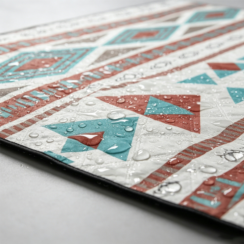 200x300 Boho Geometric Picnic  - Outdoor Camping Rug Waterproof 评论和价格