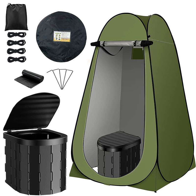 ‌Portable Pop-Up Toilet Tent P - Outdoor Camping Automatic Quick Opening Tent 评论和价格
