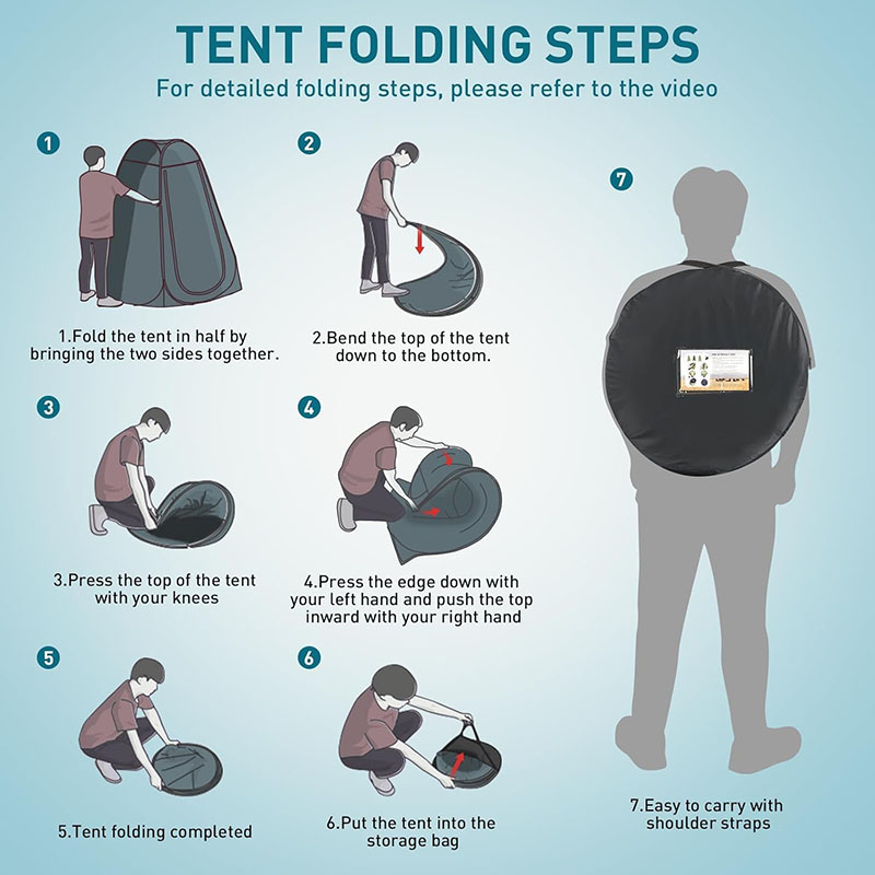 ‌Portable Pop-Up Toilet Tent P - Outdoor Camping Automatic Quick Opening Tent 评论和价格