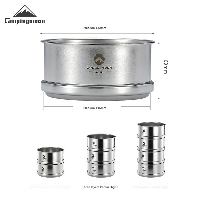 CAMPINGMOON Outdoor Camping Pi - Camp Cooking Set 评论和价格