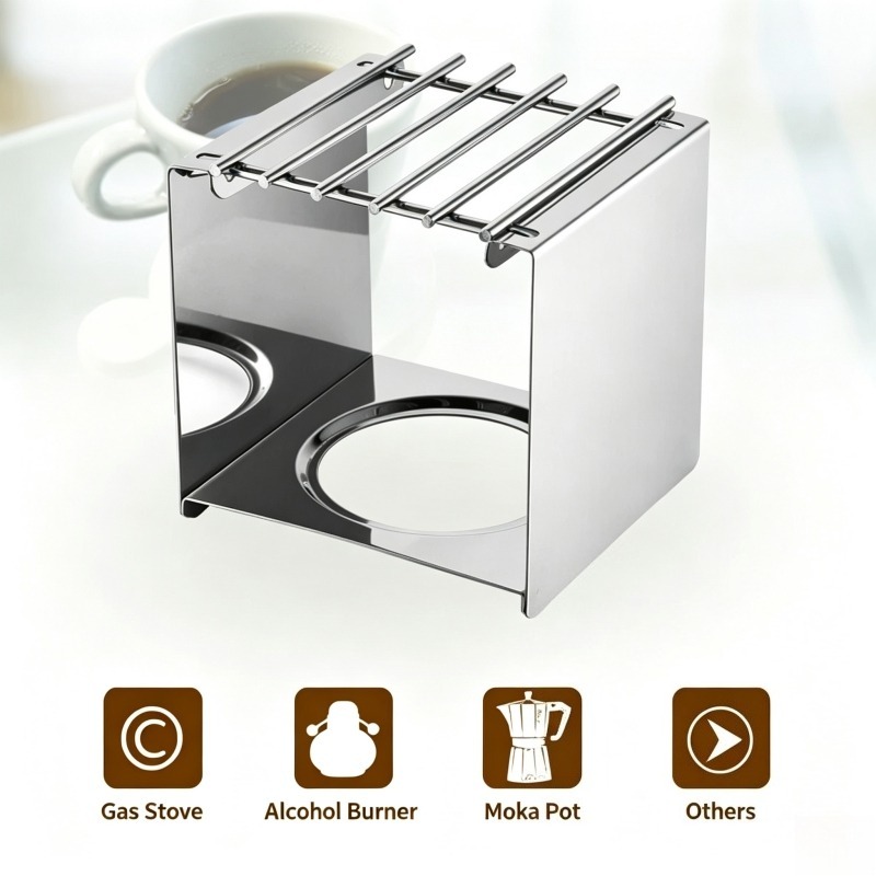 Stainless Steel Square Coffee  - Camp Cooking Set 评论和价格