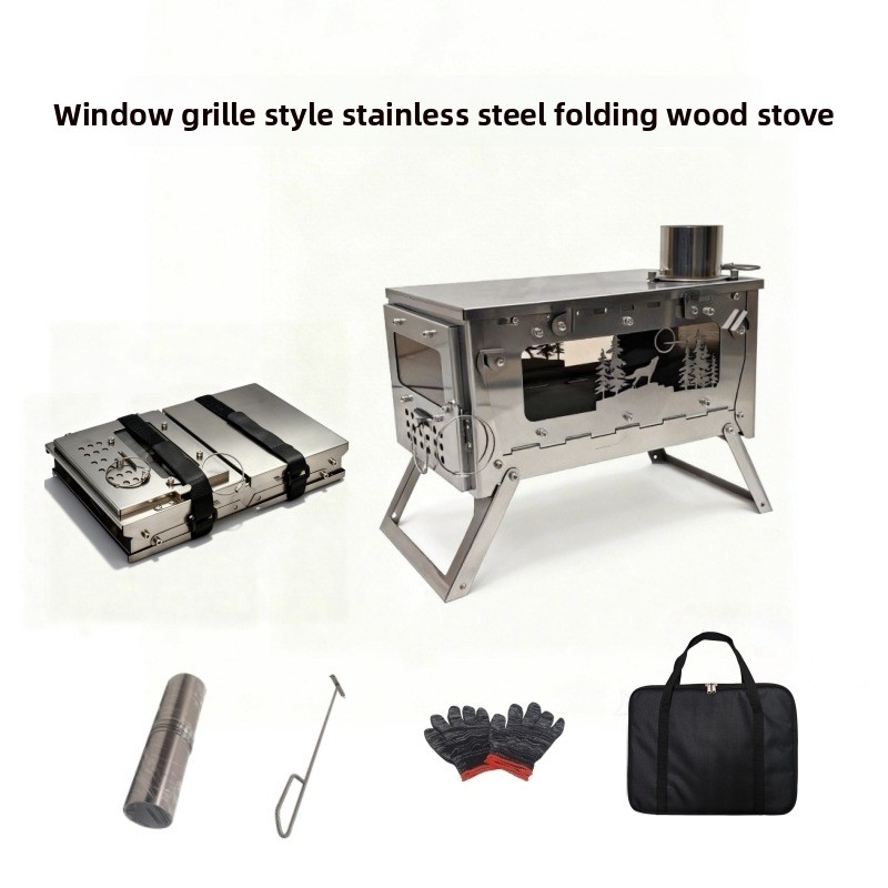 Stainless Steel Foldable Porta - Outdoor Camping Oven 评论和价格