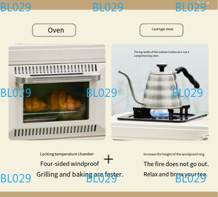 Portable small baking oven Hou - Outdoor Camping Oven 评论和价格