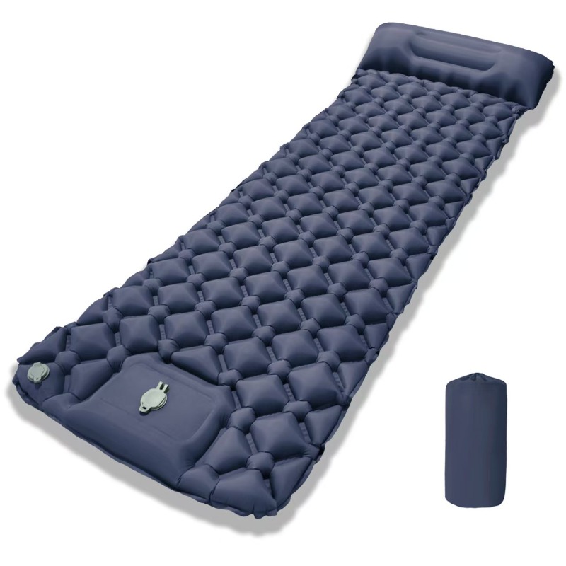 TPU Rhombus Inflatable Sleepin - Camp Pillow Compressible 评论和价格