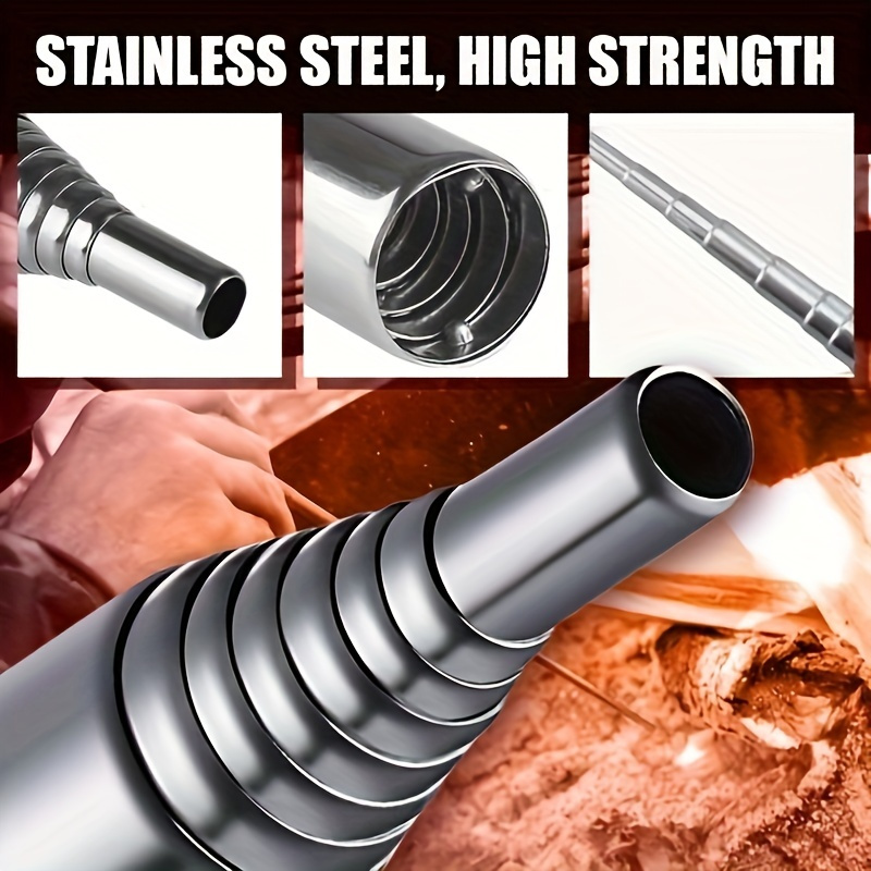 2pcs Stainless Steel Fire Blow - Travel Outdoor Camping Youtube 评论和价格
