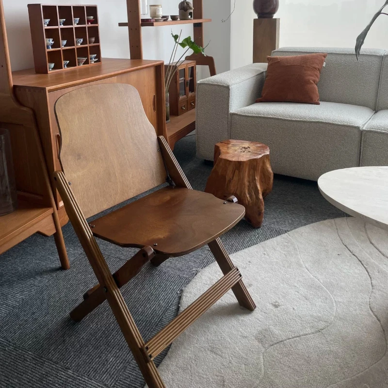 Vintage Solid Wood Folding Cha - Jinli Outdoor Camping 评论和价格