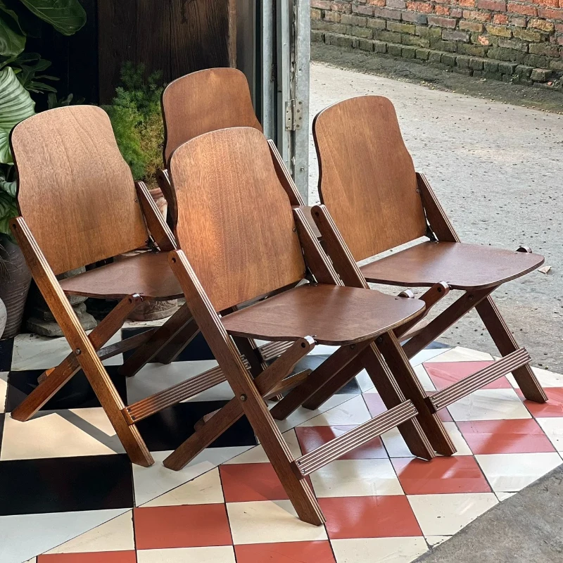 Vintage Solid Wood Folding Cha - Jinli Outdoor Camping 评论和价格
